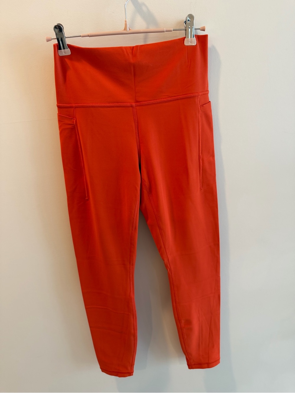 Athleta Salutation Stash Pocket II 7/8 Leggings | Burnt Orange - Size M